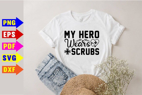 A Designer's Real-World Review of the My Hero Wears Scrubs SVG