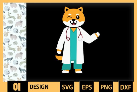 A Designer's Take on the Cute Nurse Dog Embroidery File