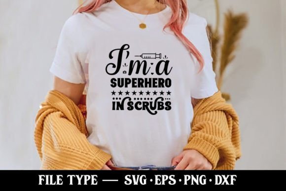 A Designer's Take on the Superhero Nurse Embroidery Design