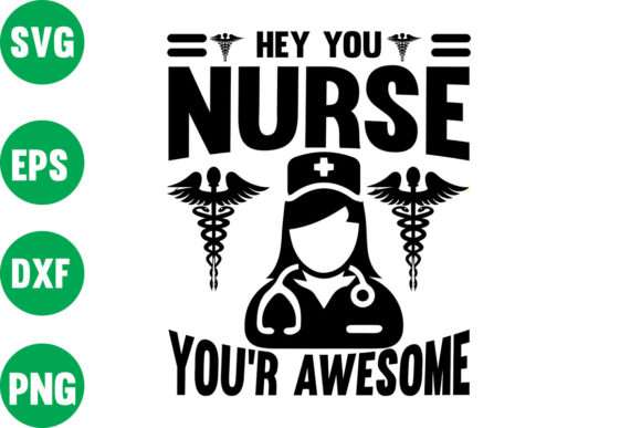Hey You Nurse, You're Awesome Embroidery Design Review