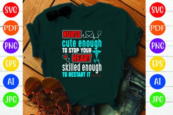 Nurse Cute Enough to Stop Your Heart Ski Embroidery Review