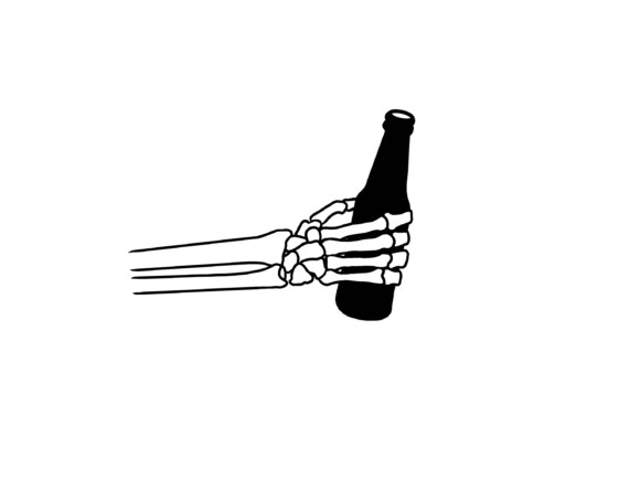 Skeleton Holding Beer Bottle: A Designer’s Real-World Review